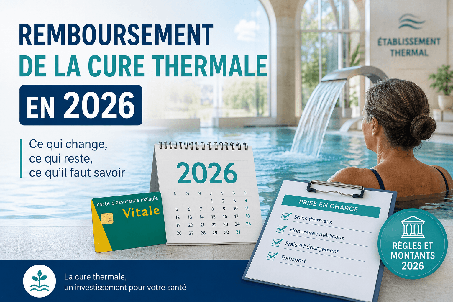 Remboursement de la cure thermale en 2026 : guide complet de la prise en charge
